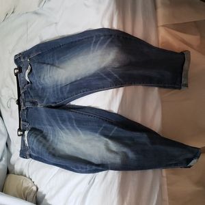 Blue boyfriend jeans